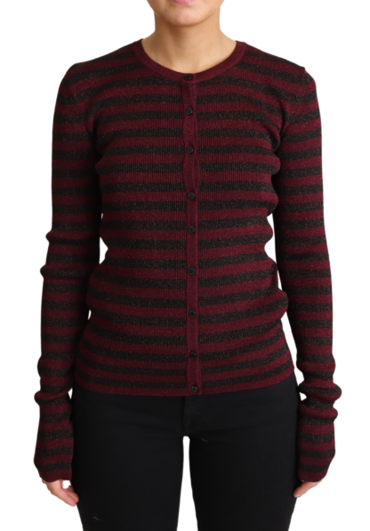 Dolce & Gabbana - Elegant Striped Viscose Cardigan