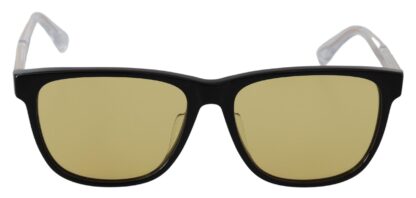 Diesel - Chic Black Acetate Sunglasses with Yellow Lenses