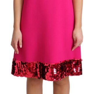 Dolce & Gabbana - Radiant Red Sequined Sheath Dress