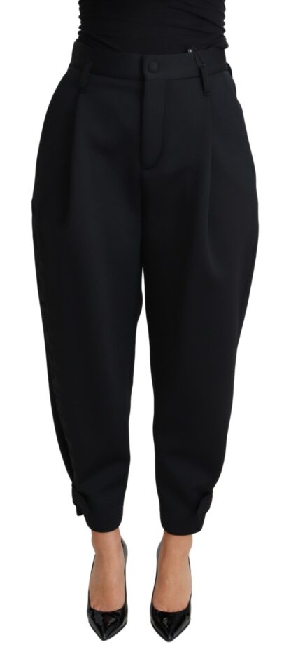 Dolce & Gabbana - Elegant High-Waist Cropped Trousers