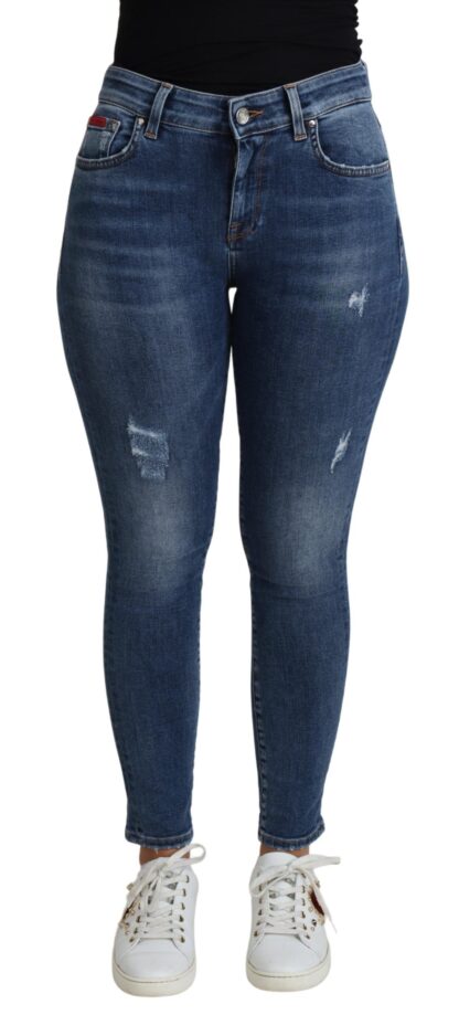 Dolce & Gabbana - Sleek High Waist Skinny Jeans in Blue