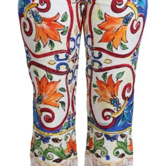 Dolce & Gabbana - Embellished High Waist Skinny Denim Jeans