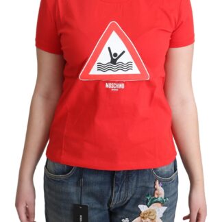 Moschino - Chic Triangle Graphic Cotton Tee