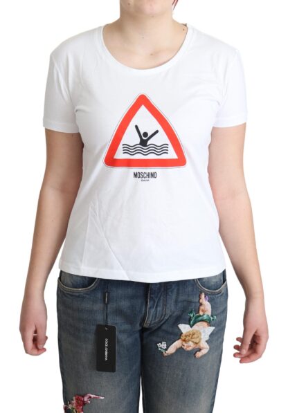 Moschino - Chic Triangle Graphic Cotton Tee