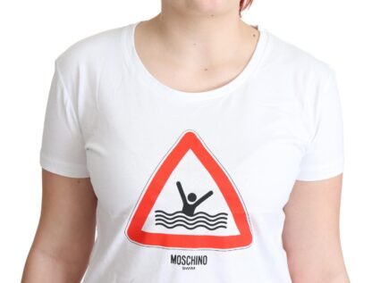 Moschino - Chic Triangle Graphic Cotton Tee