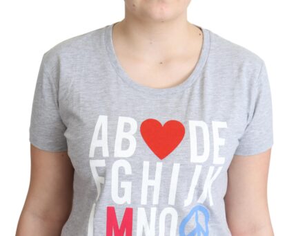 Moschino - Elegant Alphabet Printed Cotton Tee