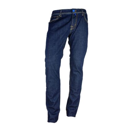 Jacob Cohen - Blue Cotton Men Slim-Fit Jean