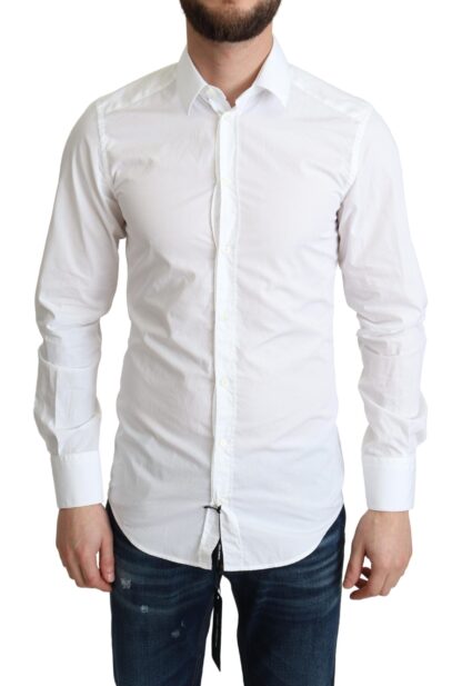 Dolce & Gabbana - Elegant White Cotton Dress Shirt