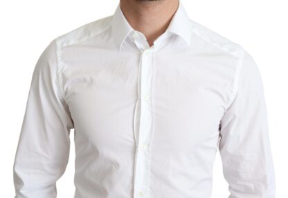 Dolce & Gabbana - Elegant White Cotton Dress Shirt