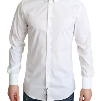 Dolce & Gabbana - Elegant White Cotton Dress Shirt