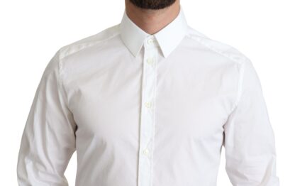 Dolce & Gabbana - Elegant Slim Fit White Dress Shirt