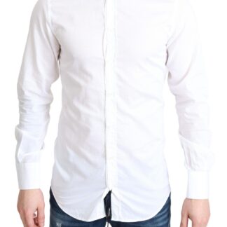 Dolce & Gabbana - Elegant Slim Fit White Dress Shirt