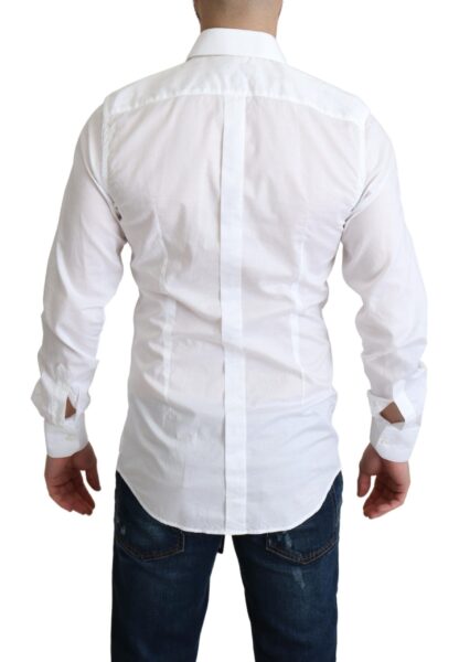 Dolce & Gabbana - Elegant White Cotton Dress Shirt Slim Fit