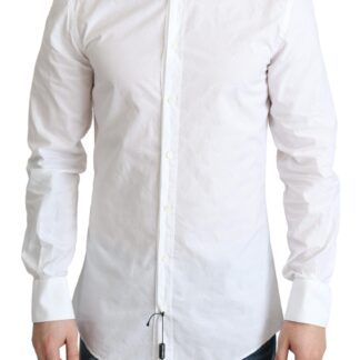 Dolce & Gabbana - Elegant Slim Fit White Dress Shirt