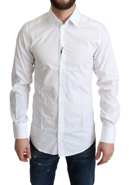 Dolce & Gabbana - Elegant White Cotton Dress Shirt