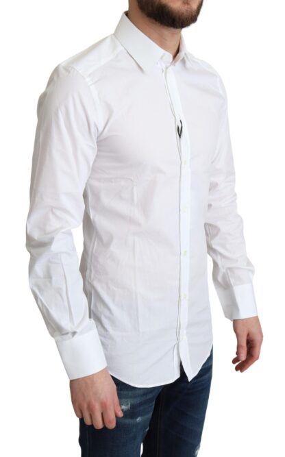 Dolce & Gabbana - Elegant White Cotton Dress Shirt