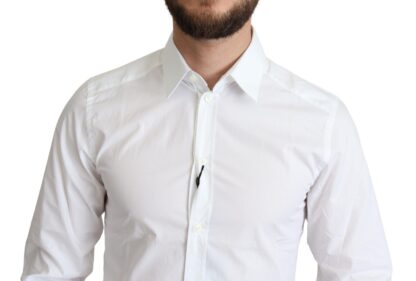 Dolce & Gabbana - Elegant White Cotton Dress Shirt