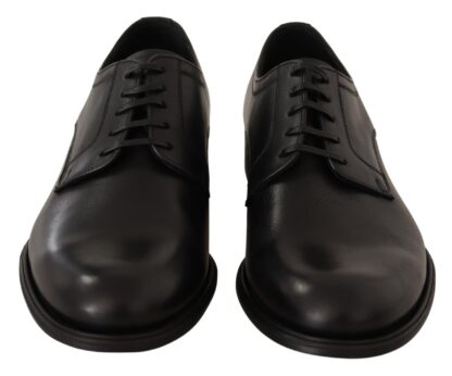 Dolce & Gabbana - Elegant Black Derby Formal Shoes