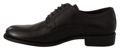 Dolce & Gabbana - Elegant Black Derby Formal Shoes