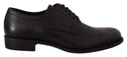 Dolce & Gabbana - Elegant Black Derby Formal Shoes