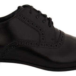 Dolce & Gabbana - Elegant Black Derby Formal Shoes