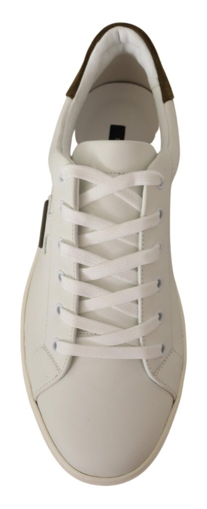 Dolce & Gabbana - Chic White Leather Sneakers for Men