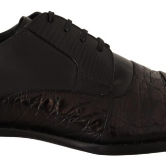 Dolce & Gabbana - Elegant Black Leather Casual Sneakers