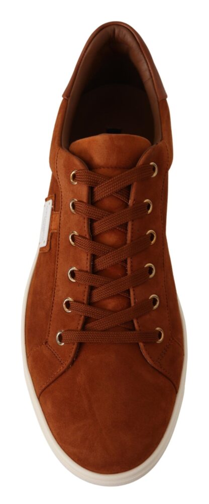 Dolce & Gabbana - Elegant Light Brown Leather Sneakers