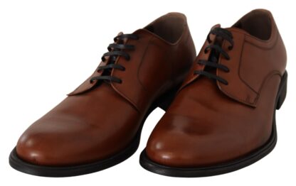 Dolce & Gabbana - Elegant Brown Derby Formal Shoes