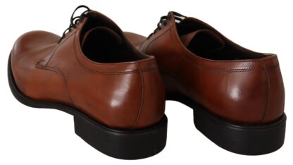 Dolce & Gabbana - Elegant Brown Derby Formal Shoes