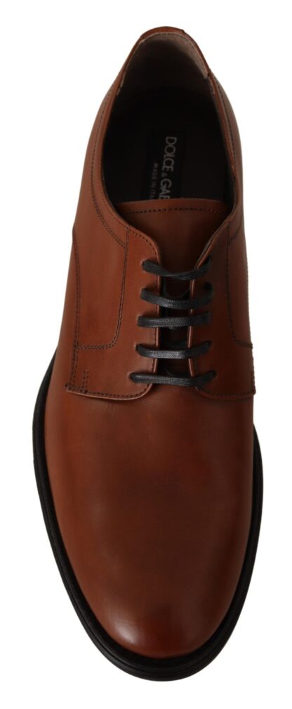 Dolce & Gabbana - Elegant Brown Derby Formal Shoes