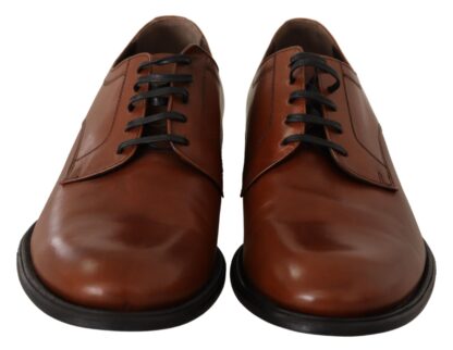 Dolce & Gabbana - Elegant Brown Derby Formal Shoes