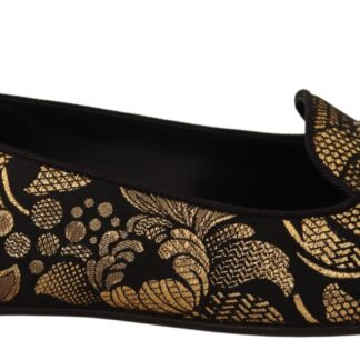 Dolce & Gabbana - Elegant Crystal-Embellished Suede Flats