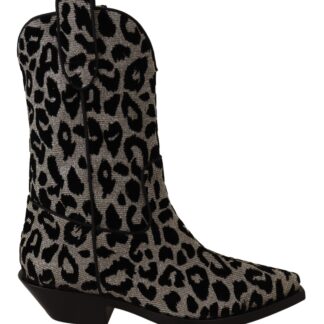 Dolce & Gabbana - Chic Leopard High-Heel Over-Knee Boots