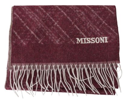 Missoni - Elegant Cashmere Fringed Scarf