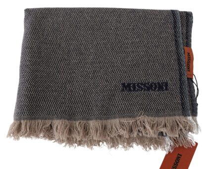 Missoni - Elegant Cashmere Zigzag Scarf Unisex