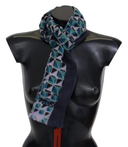 Missoni - Chic Multicolor Cashmere Scarf Unisex Luxury Wrap