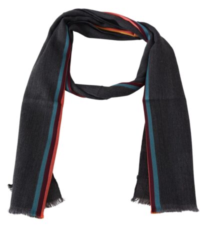 Missoni - Elegant Wool-Silk Blend Striped Scarf