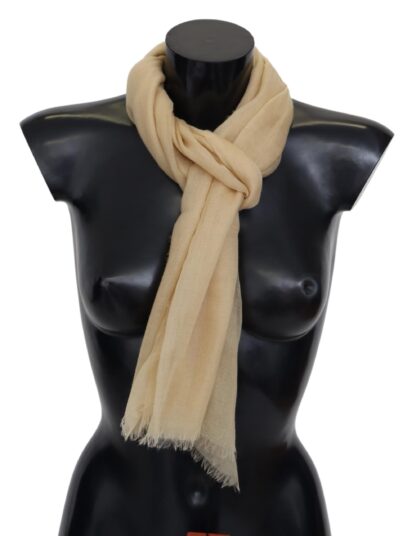 Missoni - Elegant Cashmere Scarf in Beige