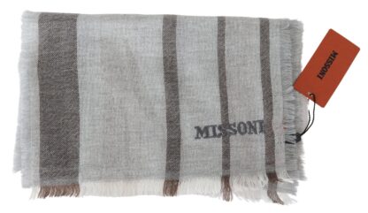 Missoni - Multicolor Wool Stripe Fringe Scarf Unisex