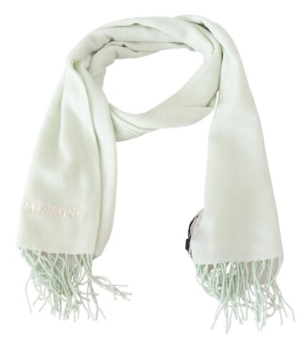 Missoni - Elegant White Cashmere Scarf