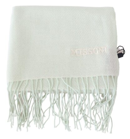 Missoni - Elegant White Cashmere Scarf