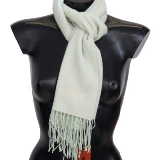 Missoni - Elegant Floral Wool Scarf with Fringe Detail