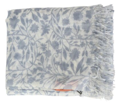 Missoni - Elegant Floral Wool Scarf with Fringe Detail