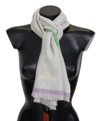 Missoni - Multicolor Cashmere Line Pattern Scarf