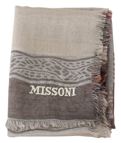 Missoni - Elegant Wool Scarf with Signature Pattern