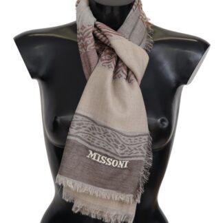 Missoni - Elegant Wool Scarf with Signature Design