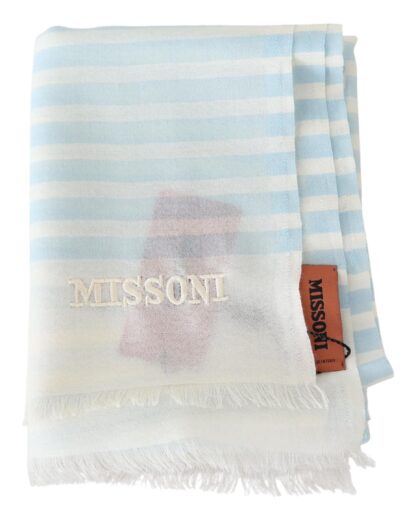 Missoni - Elegant Cashmere Scarf with Linear Design