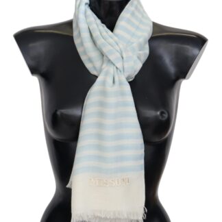 Missoni - Elegant White Cashmere Scarf Unisex