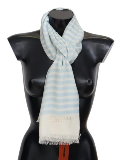 Missoni - Elegant Cashmere Scarf with Linear Design